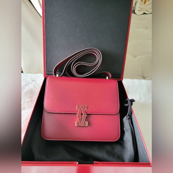 🌹Cartier • C DE CARTIER Mini shoulder/crossbody bag - Picture 2 of 11